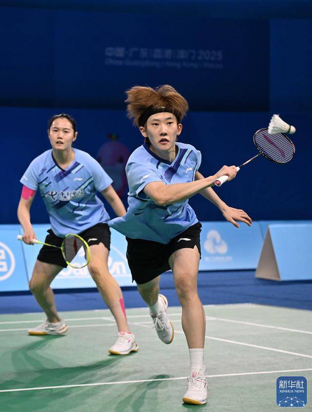 全运会｜郑雨/张殊贤晋级羽毛球女双决赛