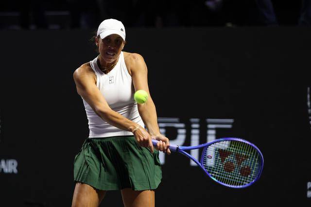 网球|WTA年终总决赛：斯维亚特克胜凯斯