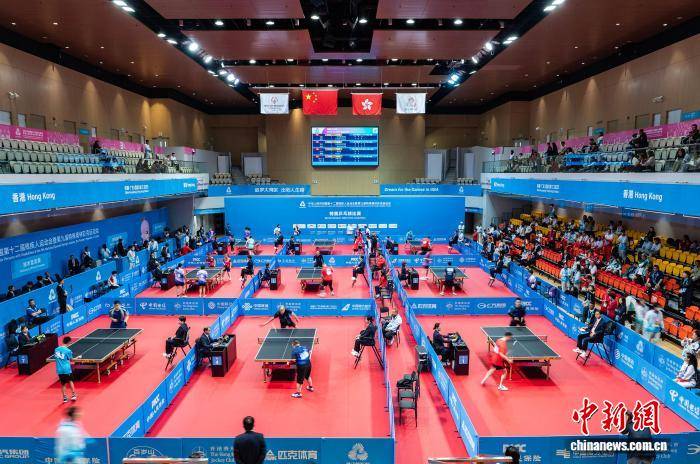 麻将胡了官网-全国残特奥会特奥乒乓球赛事在香港开赛
