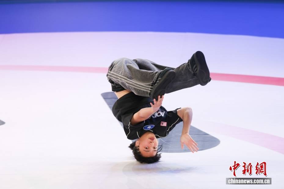 （粤港澳全运会）霹雳舞女子组比赛 奥运选手刘清漪夺冠
